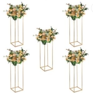 COPY - FULLVASEER Gold Metal Flower Vase Stands for Weddings or Party or Home 4…